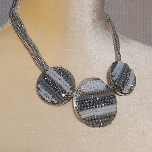 New Beautiful Beaded Statement Necklace